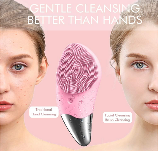 Electric Silicone Facial Cleansing Brush - Deep Pore Cleanser