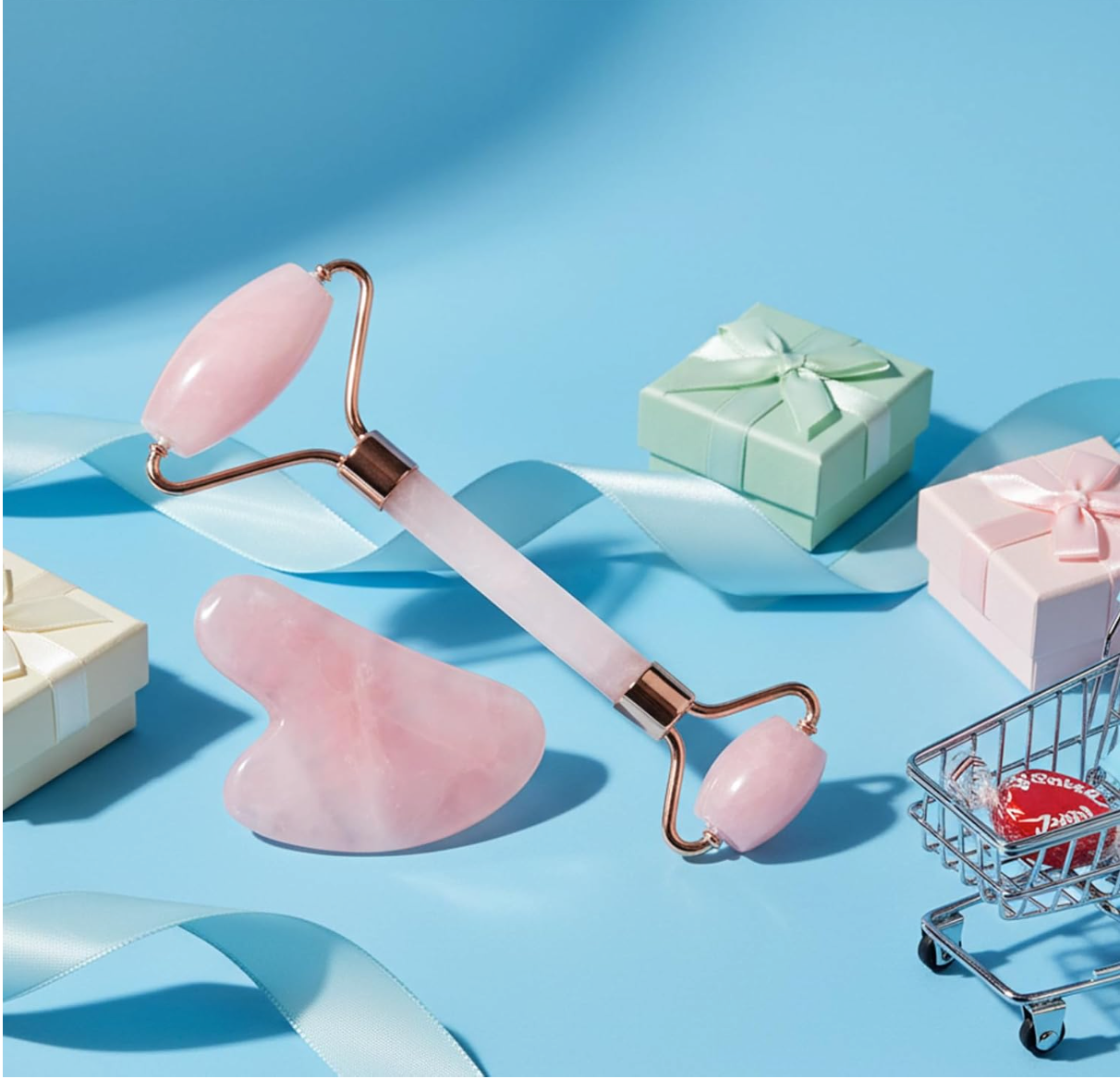 Silicone Ice Roller for Face - Reusable Facial Ice Mold Massager