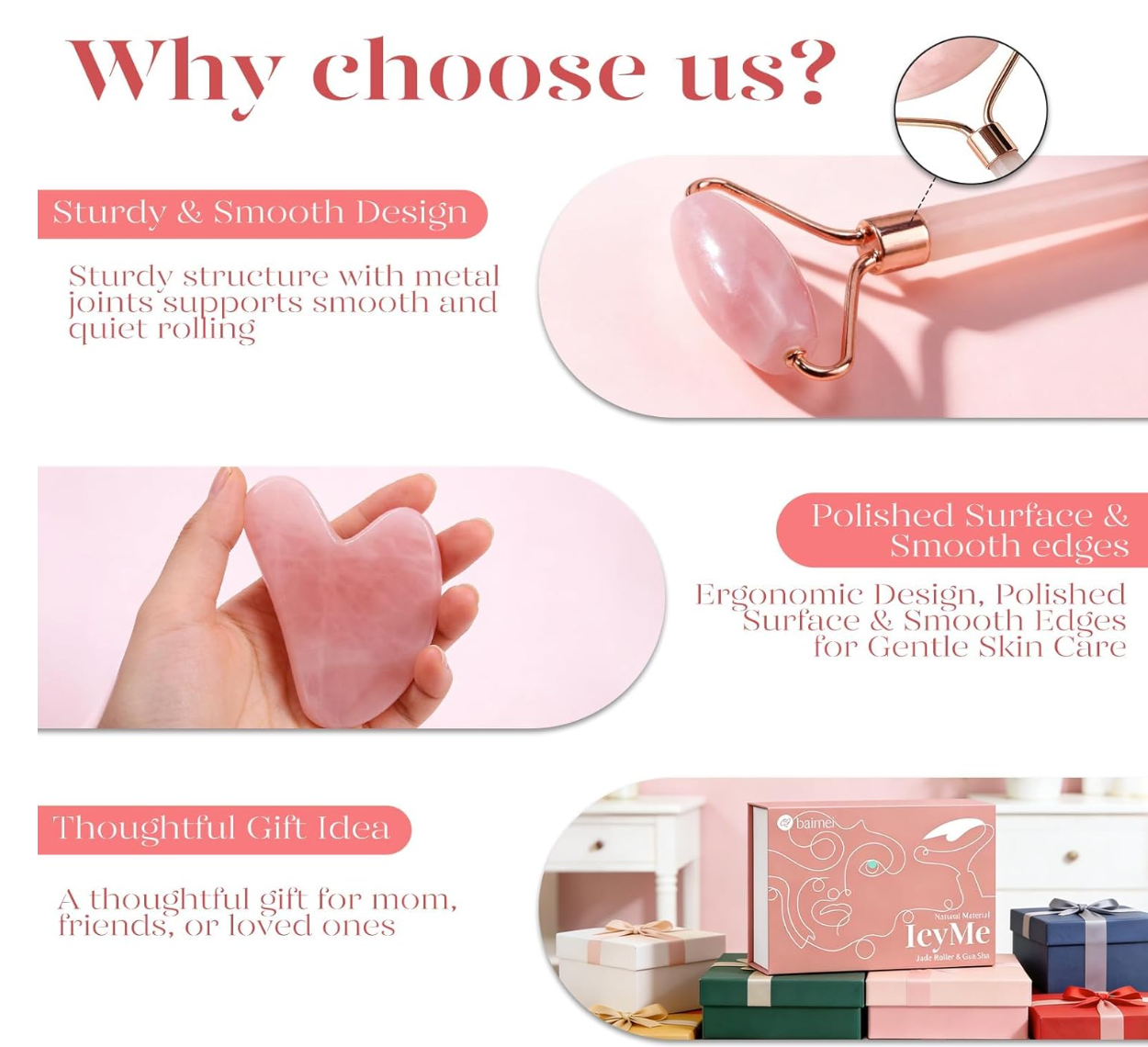 Silicone Ice Roller for Face - Reusable Facial Ice Mold Massager