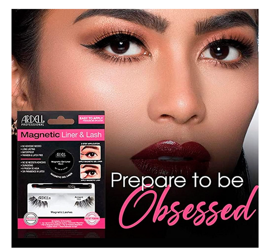 Magnetic Eyelashes with Eyeliner Kit - Reusable 3D False Lashes