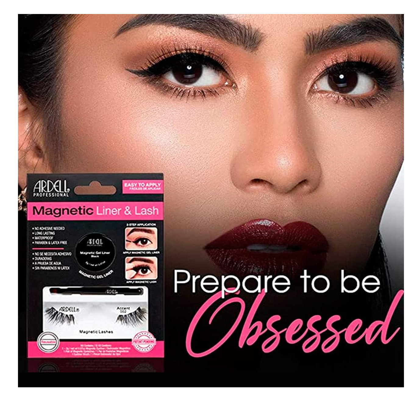 Magnetic Eyelashes with Eyeliner Kit - Reusable 3D False Lashes